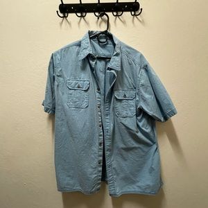 Denim button down shirt